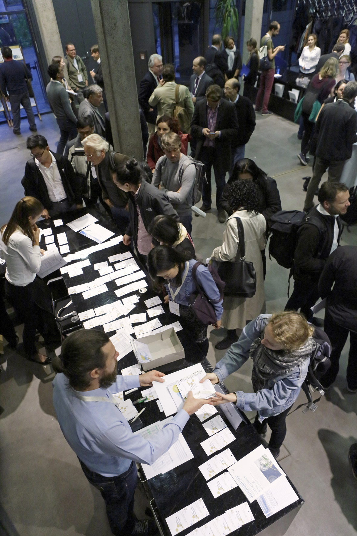 Registrierung der Teilnehmerinnen und Teilnehmer